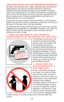 Page 3435
THE BASIC RULES OF SAFE FIREARMS HANDLING
We believe that Americans have a right to purchase and use firearms for
lawful purposes. The private ownership of firearms in America is
traditional, but that ownership imposes the responsibility on the gun
owner to use his firearms in a way which will ensure his own safety and
that of others. When firearms are used in a safe and responsible manner,
they are a great source of pleasure and satisfaction, and represent a
fundamental part of our personal liberty....