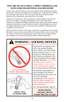 Page 2This firearm was originally sold
with a key-operated locking
device. While it can help provide
secure storage for your unloaded
firearm, any locking device can
fail. All guns are designed to fire
if they are loaded and the trigger
is pulled. Therefore, never install
the locking device inside the
trigger guard or in any way that
it can possibly pull the trigger!
Do not leave the keys in the lock.
The ultimate responsibility for
secure storage of any firearm
must depend upon its owner and
his or her...