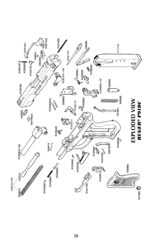 Page 29EXPLODED VIEWRUGER
®P91DC
29  