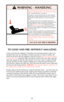 Page 11ANY GUN MAY FIRE IF DROPPED
TO LOAD AND FIRE (WITHOUT MAGAZINE)
In the event that the magazine is missing or for training purposes (where it is
desirable that only one cartridge be loaded and fired at a time for safety), the
pistol can be fired with the magazine removed. To do so, keep the pistol pointed
in a safe direction,grasp the slide, and retract it fully to the rear. Next, push the
slide stop upward so that the slide remains to the rear. Insert a single cartridge
directly and fully into the...