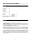 Page 1310
Menu Description and Navigation
INPUT SELECT
Standard Video:
Composite 
S-Video
Component
High Definition:
Component
RGB
ASPECT RATIO SELECT
Menu Tree
Anamorphic
Standard 4:3
Letterbox
Through the Main Menu, you can easily switch sources and Aspect Ratios.
To select a source, you may either use the direct access buttons on the remote (pg. 9) or the
Left/Right buttons on the remote or Front Panel (pgs. 7, 10). If you wish to select a source via the Main
Menu, press MENU, highlight the desired source...