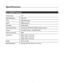 Page 14Specifications
Projector Type:  LCD
Native Resolution:1366 x 768
Lamp: 250W Metal Halide
Inputs: RGB/Component
Bandwidth:  180 Mhz (RGB)
Power Requirements:  100-120 VAC, 200-240 VAC 50/60 Hz (export version)
Current: 3.3A (100-120 VAC), 1.7A (200-240 VAC)
Power Consumption:  360W
Dimensions:    Width: 16.310 in. (414 mm)
Depth: 25.801 in. (655 mm)
Height: 8.439 in. (214 mm)
Weight:   56 lbs. (25.4 kg)
Safety Regulations:  Complies with FCC Class B, CE, C-Tick
DLC-2000HD Projector:
11 