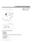 Page 19Runco VX-22i Installation/Operation Manual 5 
PREL
IMINARY
2.1 
VX-22i at a Glance
Figure 2-1 shows the key VX-22i components. 
Figure 2-1. VX-22i Front/Bottom/Side View
1.INTAKE VENT
2.LENS OPENING
3.RUNCO LOGO 
The logo can be rotated to match the projector orientation: inverted (ceiling-mounted) 
or upright. To rotate the logo, grip it at the sides, pull it away from the projector and 
rotate it 180 degrees. 
4.CABLE OPENING 
Pass cables through this opening. 
5.EXHAUST VENT
2. Controls and Functions...