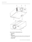 Page 18Controls and Functions
6 Runco VX-2cx/VX-2dcx Owner’s Operating Manual
PREL
IMINARY
Figure 2-2. VX-2dcx Front/Bottom/Side/Top View
1.INTAKE VENT
2.LENS
3.RUNCO LOGO 
The logo can be rotated to match the projector orientation: inverted (ceiling-mounted) 
or upright. To rotate the logo, grip it at the sides, pull it away from the projector and 
rotate it 180 degrees. 
4.EXHAUST VENT
23
4 51
6
7 