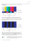 Page 47Operation
Runco VX-2ix Owner’s Operating Manual 35 
Color Saturation: On your external test pattern source, select a color bar pattern like the 
one shown in 
Figure 4-4. 
Figure 4-4. Typical Color Bar Pattern for Adjusting Color Saturation and Tint
Select Color and press ENTER. While looking at the color bar pattern through a blue filter, 
adjust the color saturation level until the outermost (gray and blue) color bars appear to be 
a single shade of blue: 
Tint: Tint or “hue” is essentially the ratio...