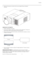 Page 53Installation
Runco RS-1100 Series Owner’s Operating Manual 41 
PREL
IMINARY
4. Attach the Anamorphic Lens (item #9) to the Lens Adapter Ring by threading it 
clockwise.
 
 
Adjusting the Lens Height (Y): 
1. Project a white field on the screen.
2. Ensure that the Height/Y-Adjustment T-Screws and Pitch Adjustment T-Screws are 
loose enough to allow vertical movement of the lens assembly. 
3. Slowly move the anamorphic lens into place so that there are no shadows on the top 
or bottom of the screen: 
4....