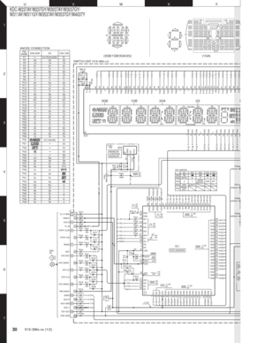 Page 3030
KDC-W237AY/W237GY/W3037AY/W3037GY/
W311AY/W311GY/W3537AY/W3537GY/W4037Y
UVWXY
1
2
3
4
5
6
7
RST
ON
OFF
0V
5V 0V
5V
11.3V0V 0V
11.3V 11.3V
0V
11.3V
0V
5V 0V 5V
0V
5V 0V
5.0V
5V
0V
0V
5.0V
11.3V
0V
5V
0V
IC1
IC3
SWITCH UNIT (X16-386x-xx)
A
J1 D71
D72 D73
D74 D75D76 D77
D20
D21
D22
∗ A
ED1
1/2
J3 X34- CONTROL
SENSOR
VFD DRIVER
∗D79REMOTE
TP32
FL SW
60
59
58
57
56
55
54
53
52
51
50
49
48
47
46
45
44
43
42
41
40
39
38
37
36
35
34
33
32
31
30
29
28
27
26
25
24
23
22
21
1
2
3
4 5
6
7 8
9
10
11
12 13
14 1516...