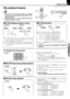 Page 2727
DVR-605/DVR-6100/DVR-6100K (EN)
Operations
Disc playback features
MAIN UNITREMOTE
DVDCDVCD Skipping chapters or tracks
÷The chapter (or track) in the direction of the key
pressed is skipped, and the selected chapter (or track)
will be played from the beginning.
÷When the 4 key is pressed once during playback,
the chapter (or track) being played will be played from
the beginning.
To skip
backwardTo skip
forwardTo skip
backwardTo skip
forward
DVDCDVCD Searching
To search
backwardTo search
forward
DVDVCD...