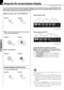 Page 2828
DVR-605/DVR-6100/DVR-6100K (EN)
Operations
TRACK
INTROSCANTIME INFORMATION
BOOKMARKS
DISC TYPE
TIME INDICATOR
Using the On-screen banner display
The on-screen Banner Display contains many playback features. To see the Banner Display, press ON SCREEN (OSD)
while a disc is playing. Use the Cursor (Up/Down/Left/Right) keys to move through the different features in the
Banner Display. Each feature is illustrated with an icon.
TITLE ANGLES DISC TYPE
TIME INDICATOR CHAPTER SUBTITLES BOOKMARKS
AUDIO
When...