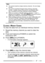 Page 6147
Note:
uYou cannot recall an empty memory channel.  An error beep
sounds.
uYou cannot recall the Program Scan memory channels
(L0/U0 ~ L2/U2), Priority Channel (Pr) and Weather Alert
(AL) (TH-K2AT K/ K2 only) using the numeric keypad.
uWhen you recall an odd-split memory channel, Ò+Ó and ÒÐÓ
appear on the display.  Press [F], [MENU] (Reverse function)
{page 38} to display the transmission frequency.
uAfter recalling a memory channel, you may modify data such
as Tone or CTCSS.  However, these settings...