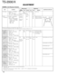 Page 117ADJUSTMENT
Measurement
Test-
equipmentUnitTerminalAdjustment
Unit Parts MethodSpecifications/Remarks Condition
Item
118
TS-2000/X
7.5kHz 7.5kHz Max. 3dB Max. 3dB
1200MHz Unit Receiver Section
1. RX IF gain 1) Display f. : 1270.00MHz SSG Rear ANT1.2G TX-RX3 L22 Level max.
Mode : FM panel L24
SSG f. : 1270.00MHz Spectrum TX-RX3 CN5 L25
SSG output : –70dBm/70.7µV analyzer (12RIF) L29
2. MCF 1) Display f. : 135.495MHz Tracking CN8 L26 Adjust the coils to
(135.495MHz)Level : –10dBm generator L27 obtain the...