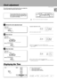 Page 4545
C-V351/C-V301 (EN)
AV CONTROL CERTER KC-2
1
Example: Adjustment to 8:15
CLOCK
ÖThe time is represented in 12-hour AM/PM method.
ÖPress the CLOCK key. The hour is entered and the minute display
starts to blink.
3
ÖIf you make a mistake, restart from the beginning.
ÖTo adjust correct time, press the CLOCK key at the same moment as
a time announcement.
2
TUNING PTY SELECT
TUNING PTY SELECT
CLOCK
CLOCK
1 Input selection display
2 DOLBY/DSP/STEREO display
3 Clock display (about 5 seconds)
ENTER
ENTER...