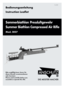 Page 1Bedienungsanleitung
Instruction Leaflet
Sommerbiathlon  Pressluftgewehr
Summer Biathlon Compressed Air Rifle
Mod. 2027
Bitte sorgfältig lesen, bevor Sie
dieses Gewehr zusammenbauen
oder benutzen.
Please read carefully before you
assemble or operate this rifle.11/01 