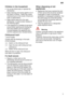 Page 5en5
Children
 in the household
Do not let infants play or operate the
dishwasher.
Keep cleaning and rinsing agents out of the reach of infants. These may cause chemical burns in the mouth, throat and eyes or asphyxiation.
Keep infants away from the open dishwasher . It could contain residue of
the cleaning agent.
If the appliance is installed at eye-level, ensure when opening and closing thedoor that children are not caught or crushed between the appliance door and the cupboard door situated below ....