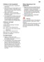 Page 5en5
Children
 in the household
Do not let infants play or operate the
dishwasher.
Keep cleaning and rinsing agents out of the reach of infants. These may cause chemical burns in the mouth, throat and eyes or asphyxiation.
Keep infants away from the open dishwasher . It could contain residue of
the cleaning agent.
If the appliance is installed at eye-level, ensure when opening and closing thedoor that children are not caught or crushed between the appliance door and the cupboard door situated below ....