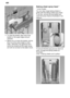 Page 14en
14
To raise the basket, take hold of the
basket on the upper edge and pull
upwards.
Before you re-insert the basket, ensure
that it is at the same height on both
sides. Otherwise, the appliance door
cannot be closed and the upper spray
arm will not connect to the water circuit.
Baking sheet spray head *
* some models
You can clean large baking sheets or
grilles with the baking sheet spray head.
To do this, remove the top basket and
insert the spray head as illustrated in the
diagram.
To ensure that...