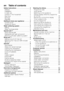 Page 3en    Table of contents 
Safety instructions . . . . . . . . . . . . . . . . . 4Delivery . . . . . . . . . . . . . . . . . . . . . .  . . 4
Installation . . . . . . . . . . . . . . . . . . . .  . . 4
In daily use . . . . . . . . . . . . . . . . . . . .  . 4
Children in the household . . . . . . . . . . 4 
Door lock  . . . . . . . . . . . . . . . . . . . . .  . 4
Damage  . . . . . . . . . . . . . . . . . . . . . .  . 4
Disposal  . . . . . . . . . . . . . . . . . . . . .  . . 4
Getting to know your...