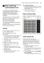 Page 9Water softening system/Special salten
9
+ Water sof tening 
system/Special salt
Water softening system/Special salt
To ensure good washing results,  
the dishwasher requires soft water, i.e.  
containing low amounts of lime, 
otherwise white limescale will be  
depositedontheutensils andinner  
container.   
Tap water above 1.2 mmol/l must be  
softened. The water is softened with 
special salt (regeneration  
salt) in the water softening  
system of the dishwasher.  
The setting and therefore the...