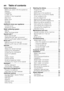 Page 3en    Table of contents 
Safety instructions . . . . . . . . . . . . . . . . . 4Before you switch ON the appliance . . 4 
Delivery . . . . . . . . . . . . . . . . . . . . . .  . . 4
Installation . . . . . . . . . . . . . . . . . . . .  . . 4
In daily use . . . . . . . . . . . . . . . . . . . .  . 4
Children in the household . . . . . . . . . . 4
Door lock  . . . . . . . . . . . . . . . . . . . . .  . 4
Button lock . . . . . . . . . . . . . . . . . . . .  . 5
Damage  . . . . . . . . . . . . . . . . . . ....