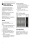 Page 10enWater softening system/Special salt
10
+ Water sof tening 
system/Special salt
Water softening system/Special salt
To ensure good washing results,  
the dishwasher requires soft water, i.e. 
containing low amounts of lime,  
otherwise white limescale will be  
depositedontheutensils andinner 
container.   
Tap water above 1.2 mmol/l must be  
softened. The water is softened with  
special salt (regeneration  
salt) in the water softening  
system of the dishwasher.  
The setting and therefore the...