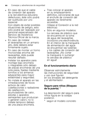 Page 6esConsejos y advertencias de seguridad
6
