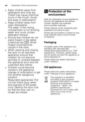 Page 8enProtection of the environment
8
