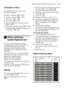 Page 9Water softening system/Special salten
9
Overview of menu 
The settings can be found in the  
individual chapters.
+
Water sof tening 
system/Special salt
Water softening system/Special salt
To ensure good washing results,  
the dishwasher requires soft water, i.e.  
containing low amounts of lime,  
otherwise white limescale will be  
depositedontheutensils andinner  
container.   
Tap water above 1.2 mmol/l must be  
softened. The water is softened with  
special salt (regeneration  
salt) in the water...