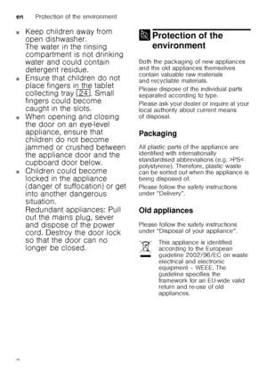 Page 8enProtection of the environment
8
