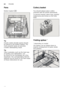 Page 14enUtensils
14
Pans 
Bottom basket 
1j
Tip 
Heavily soiled utensils (pans) should  
be placed in the bottom basket. The  
more powerful spray jet provides 
a better dishwashing result. 
Tip 
Other examples, such as the best way  
of loading your dishwasher, can  
be found on our homepage as a free  
download. The corresponding Internet  
address can be found on the back page  
of these instructions for use. Cutlery basket 
You should always place cutlery  
unsorted with the points downwards.   
To prevent...