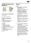 Page 17,,   ,(  $(/  1(-* ))%
     !      !         

      !       
   

  !   %  
0&)%  (  ,-*+
+
Fig.Q
A Refrigerator compartment 
B Freezer compartment 
1–9 Fascia 
11 Shelf  
12 Vegetable container 
13 Storage compartment 
14 Butter and cheese compartment 
15 Egg rack 
16 Bottle storage compartment 
17 Freezer drawer 
18 Fan Fig.
Q
1 Refrigerator compartment On/Off button 
Switches the refrigerator...