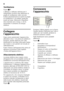 Page 56it 
56
Ventilazione 
Figura
1/6
L’afflusso e deflusso dell’aria per il  
refrigeratore avviene solo attraverso la  
griglia di ventilazione nello zoccolo. 
Evitare assolutamente di coprire la griglia  
di ventilazione o di mettere qualcosa  
avanti ad essa. Altrimenti il frigorifero 
deve lavorare più a lungo, e ciò fa  
aumentare il consumo di energia  
elettrica.
Collegare  
l’apparecchio 
Dopo avere posizionato l’apparecchio,  
attendere circa 1 ore prima di metterlo in 
funzione, questo assicura che...