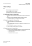 Page 18A31003-E1320-S100-4-7620 
Service Manual
4-1
Loading new firmware in Caracas Desk
Nur für den internen GebrauchBasic settings
4 Basic settings
Note
The basic settings are password-protected.
Password: 
51695 (cannot be changed!).
The password should not be revealed to customers!
4.1 Loading new firmware in Caracas Desk
lSelect the *.fls file in Assistant for Caracas Desk and confirm the upload opera-
tion.
lSelect the menu item Settings/Basic settings/Load SW? and confirm. 
The reception telephone is not...