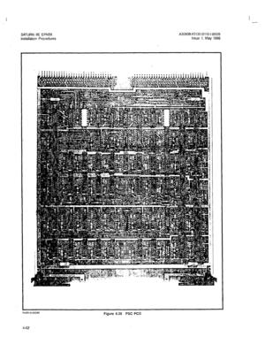 Page 191I I 
- 
SATURN IIE EPABX 
Installation Procedures A30808-X5130-BllO-l-8928 
Issue 1, May 1986 
P5Lliu15-320186 Figure 4.38 PSC PCB 
4-62  