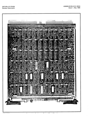 Page 38SATURN IIE EPABX 
General Description A30808-X5130-AllO-l-8918 
issue 1, May 1986 
P5070-Z-3/20/66 Figure 6.04 Conference Printed Circuit Board  