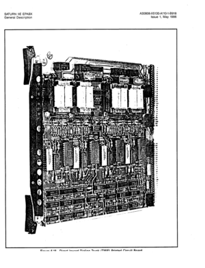 Page 54SATURN IIE EPABX 
General Description A30808-X5130-AllO-I-8918 
Issue 1, May 1986 
Figure 6.18 Direct Inward Dialing Trunk (TMIE) Printed Circuit Board  