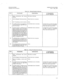 Page 275- 
SATURN IIE EPABX A30i308-X5130-B120-1-B928 
Installation Test Procedures Issue 1, May 1986 . 
Table 6.12 Placing Circuit(s) In-Service 
STEP PROCEDURE VERIF!CATION IF VERlFlCATIOfl 
IS NOT OBTAiNED * 
1 Place maintenance test phone Dial tone is returned. 
off-hook. 
2 Dial the Diagnostic Test Access Code. Recall dial tone is returned. 
3 Dial 7 for placing a circuit in-service. None. 
4A If a single circuit is to be placed in- Coniirmation tone is returned. If reorder tone is returned, the seleci-...