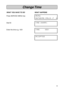 Page 99
Change Time
WHAT YOU HAVE TO DO WHAT HAPPENS
Press SERVICE MENU keymenu:
outgoing calls...?>
Dial 03time (hhmm):
Enter the time e.g. 1051time: 1051
accepted 