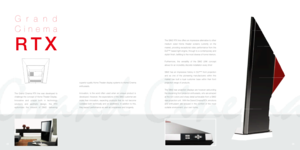 Page 16Grand
Cinema 
RTXThe Grand Cinema RTX line was developed to
challenge the concept of Home Theater Display.
Innovative and unique both in technology
solutions and aesthetic design, the RTX
epitomizes the mission of SIM2: deliveringsuperior quality Home Theater display systems to Home Cinema
enthusiasts.
Innovation, is the word often used when an unique product is
developed. However, the expectations of the SIM2 customer are
more than innovation, expecting products that do not become
outdated both...