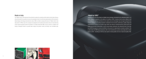 Page 323
Made in Italy
The “Made in Italy” mark represents the production quality, the creativity and the style for which Italy is famous 
all over the world. For a product to carry such a prestigious mark, it must be truly representative of the very best in 
Italian design, technology and production values. SIM2 is an Italian company that wears its “Made in Italy” mark 
with  pride.  For  fifteen  years  the  company  has  designed  and  manufactured  products  that  are  truly  deserving 
of this...