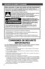 Page 2424
SÉCURITÉ DU ROBOT CULINAIRE
CONSIGNES DE SÉCURITÉ 
IMPORTANTES
Lors de l’utilisation d’appareils électriques, il faut toujours observer certaines précautions élémentaires de sécurité, y compris les suivantes:
1. Lire toutes les instructions.
2. Pour éviter tout risque de choc électrique, ne pas immerger le robot culinaire dans de l’eau ou tout autre liquide.
3. Une surveillance attentive s’impose lorsqu’un appareil ménager est utilisé par ou à proximité d’enfants.
4. Débrancher l’appareil lorsqu’il...