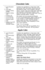 Page 3232
Chocolate Cake
2 cups all-purpose
flour
1
1⁄3cups sugar
1 teaspoon baking
powder
1⁄2teaspoon baking
soda
1⁄2teaspoon salt1⁄2cup shortening
1 cup low-fat milk
1 teaspoon vanilla
2 eggs
2 squares (1 oz each)
unsweetened
chocolate, melted
Combine dry ingredients in mixer bowl. Add
shortening, milk, and vanilla. Attach bowl and
flat beater to mixer. Turn to Speed 2 and mix
about 1 minute. Stop and scrape bowl. Add eggs
and chocolate. Continuing on Speed 2, mix
about 30 seconds. Stop and scrape bowl. Turn...