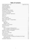 Page 31
Table of Contents
Product Registration Card ...................................................Inside Front Cover
Stand Mixer Safety ........................................................................................2
Important Safeguards ....................................................................................2
Electrical Requirements..................................................................................3
Troubleshooting...