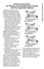 Page 55“Rapid Mix” describes a bread
baking method that calls for dry
yeast to be mixed with other dry
ingredients before liquid is added.
In contrast, the traditional method
is to dissolve yeast in warm water.
1. Place all dry ingredients including
yeast into bowl, except last 1 to 
2 cups (250 mL to 500 mL) flour.
2. Attach bowl and PowerKnead™
Spiral Dough Hook. Raise mixer
bowl. Turn to Speed 2 and mix
about 15 seconds, or until
ingredients are combined.
3. Continuing on Speed 2, gradually
add liquid...