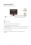Page 12
 12
Connecting the Monitor 
Cable Connections On Back of Monitor and Computer: 
 
 
   
To protect equipment, always turn off the PC and LCD monitor before connecting.   
 
1      Connect the power cable to the AC  port on the back of the monitor.   
2      Connect one end of the 15-pin D-Sub / 24-pin DVI cable to the back of the monitor and conn ect the other end to the 
computers D-Sub / DVI port.   
3      Connect one end of the USB cable to the back of the  monitor and connect the other end to the...