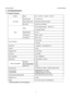 Page 4Service Manual                                                                             AOCe941Series 
4 
1. LCD Specifications 
1.1 Product Features 
Monitor  Model    AOC    e941VA    / e941SA * / e941S * 
LCD Panel Driving system  TFT Color LCD Active Display Area  408.24mm (W)×255.15mm(H)   
Pixel Pitch  0.2835 mm×0.2835mm 
Input Video R,G,B Analog Interface，75ohm,0.7V 
DVI digital Interface 
Separate Sync.  H/V TTL 
H-Frequency 30kHz—81kHz 
V-Frequency 56Hz--75Hz 
Input Connector D-Sub 15pin 
DVI...