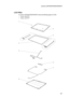 Page 8177
Lenovo G470/G475/G570/G575
LCD FRUs
In Lenovo G470/G475/G570/G575, there are following types of LCDs.
“14.0-in. HD TFT”• 
“15.6-in. HD TFT”• 
7 6 3 2
1
8 5 4 