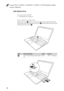 Page 40Lenovo Flex 2-14/Flex 2-14D/Flex 2-15/Flex 2-15D Hardware Main-
tenance Manual
361020 Optical drive
For access, remove this FRU:
 “1010 Keyboard” on page 34
Figure 2. Removal steps of optical drive
Remove the screw  , insert a screwdriver into the screw hole and push the 
optical drive in the direction shown by arrow  . Pull the optical drive out in the 
direction shown by arrow  .
StepScrew (quantity)ColorTorque
M2 × 6 mm, flat-head, nylokcoated 
(1)Black 1.85+/-0.15 kgfcm
abc
a
a
b
c 