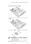 Page 45Lenovo Flex 2-14/Flex 2-14D/Flex 2-15/Flex 2-15D
41
Figure 5. Removal steps of hard disk drive (continued)
Pull the tab in the direction shown by arrow  .
Take out the hard disk drive secured in a metal frame in the direction shown by 
arrow .
Remove the four screws   and detach the metal frame from the hard disk drive.
When installing: Make sure that the HDD connector is attached firmly.
StepScrew (quantity)ColorTorque
M3.0 × 4 mm, flat-head, nylok-
coated (4) (Flex 2-14/2-14D)
M3.0 × 3.0 mm, flat-head,...