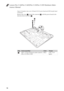 Page 60Lenovo Flex 2-14/Flex 2-14D/Flex 2-15/Flex 2-15D Hardware Main-
tenance Manual
56
Figure 10. Speakers, base cover, IO board, DC-IN, power board and ODD transfer board 
(continued)
Remove the screw  , detach the connector   to lift the power board in the 
direction shown by arrow  .
StepScrew (quantity)ColorTorque
M2.0 × 3.5 mm, flat-head, nylok-coated (1) 
(Flex 2-15/Flex 2-15D)Black 1.85+/-0.15 
kgfcm
abc
c
a
b
a 