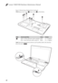 Page 52Lenovo Y400/Y500 Hardware Maintenance Manual
48
Figure 9. Removal steps of keyboard bezel (continued)
Y500: Remove four screws  , three screws   on the bottom.
Y400: Detach the power board connector and TouchPad cable in the direction 
shown by arrows  .
StepScrew (quantity)ColorTorque
M2.5 × 10 mm, flat-head, nylok-coated(4)
M2 × 3 mm, flat-head, nylok-coated (3) Black
Black1.5 ~ 2.0 kgfcm
1.0 ~ 1.5 kgfcm
ab
a
a
aa
bbb
a
cd
Y
4
00
d
c 